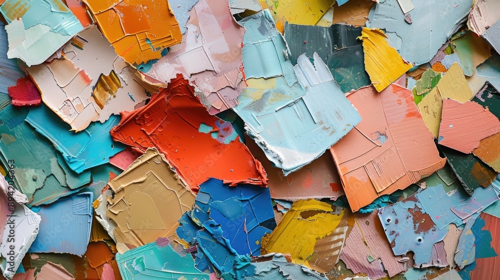 Fototapeta premium Samples of Paint Chips