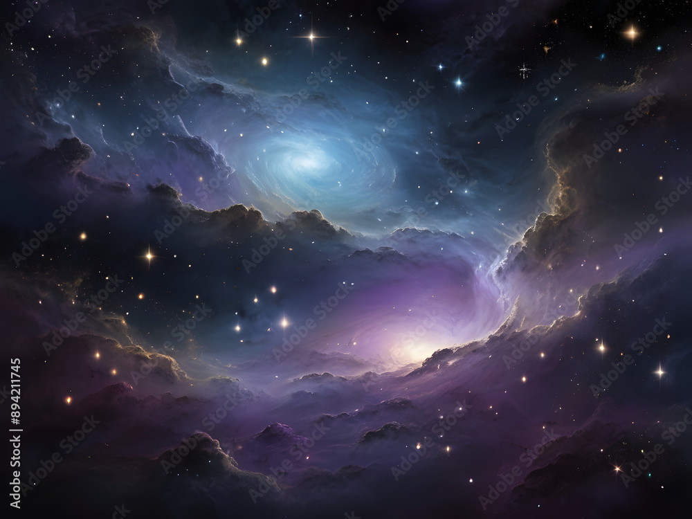 Obraz premium galaxy in space,background with space,background with stars,sky with stars,alien planet with space,starry night sky