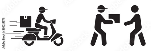 delivery icon. fast delivery icon vector illustration