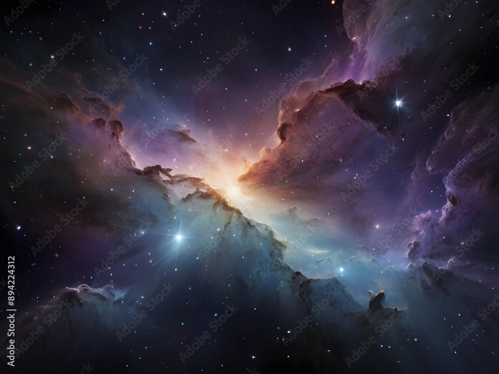 Fototapeta premium galaxy in space,background with space,background with stars,sky with stars,alien planet with space,starry night sky