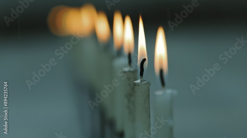 New Years Eve at Jewish synagogue menorahs traditional foods prayers Jewish traditions celebration New Year observances photo