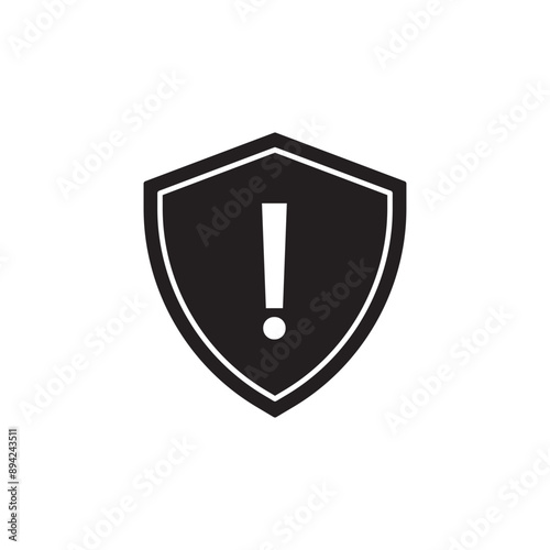 Alert sign icon design, isolated on white background, vector illustration