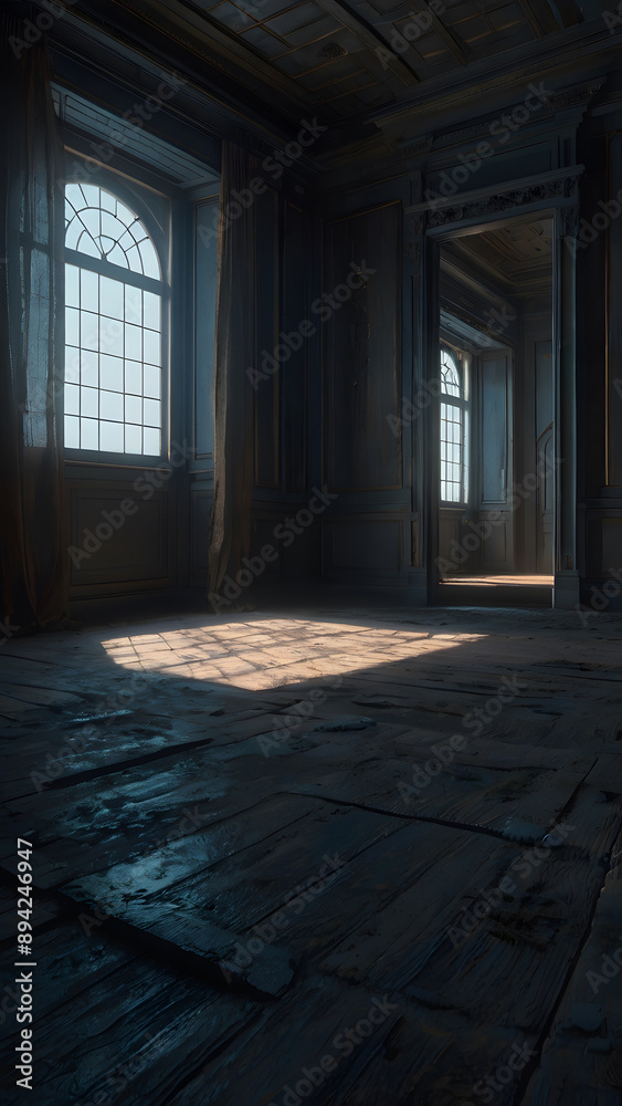 empty room with window empty room with window