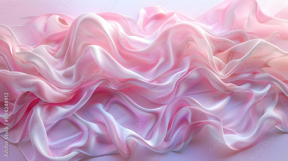 Pink Silk Fabric Draped Texture Pink Silk Fabric Draped Texture
