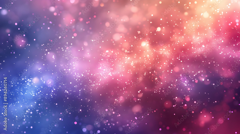 Obraz premium Sparkling Galaxy Background