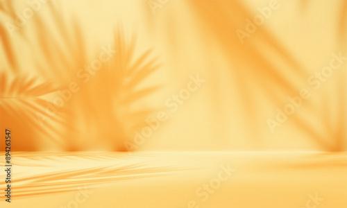 modern studio background with natural 
 shadow for cosmetic product