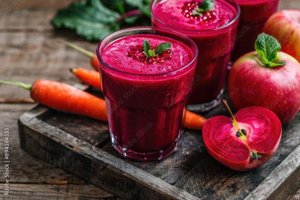 Beetroot Smoothie with Apple and Carrot Beetroot Smoothie with Apple and Carrot