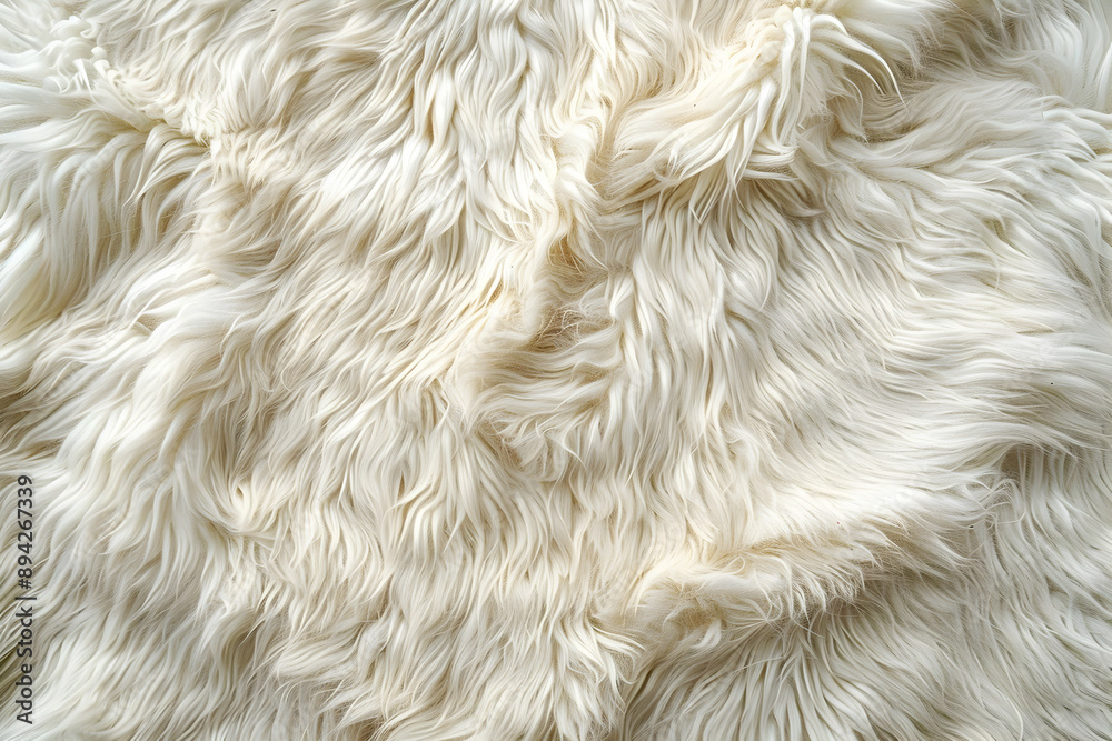White Fur Texture Background White Fur Texture Background