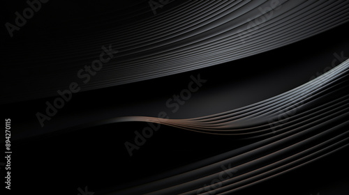 Abstract Black Carbon Fiber Texture