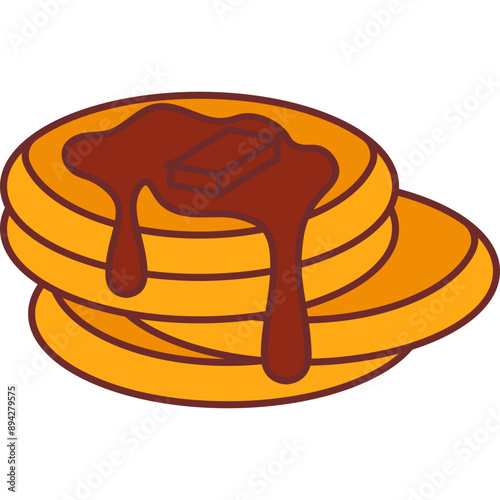 Pancake Flat Illustration