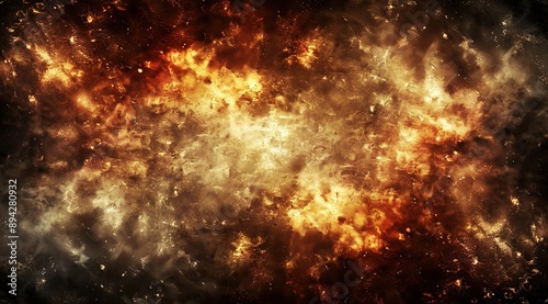 explosion in space