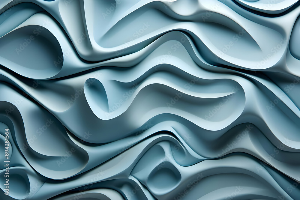 Abstract Blue Wave Pattern Abstract Blue Wave Pattern