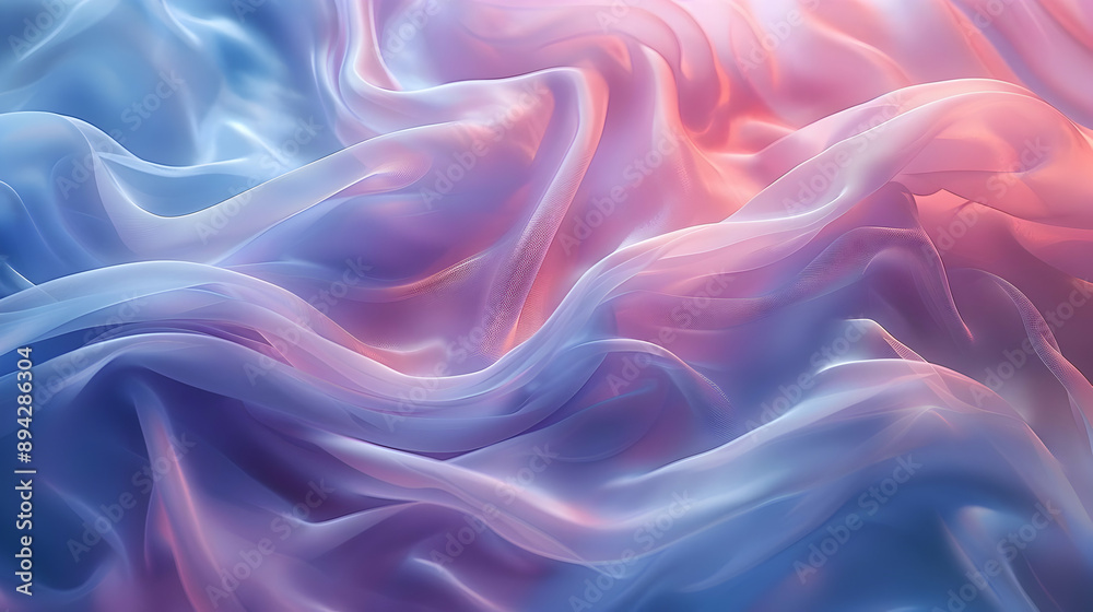 Abstract Blue & Pink Fabric Background Abstract Blue & Pink Fabric Background