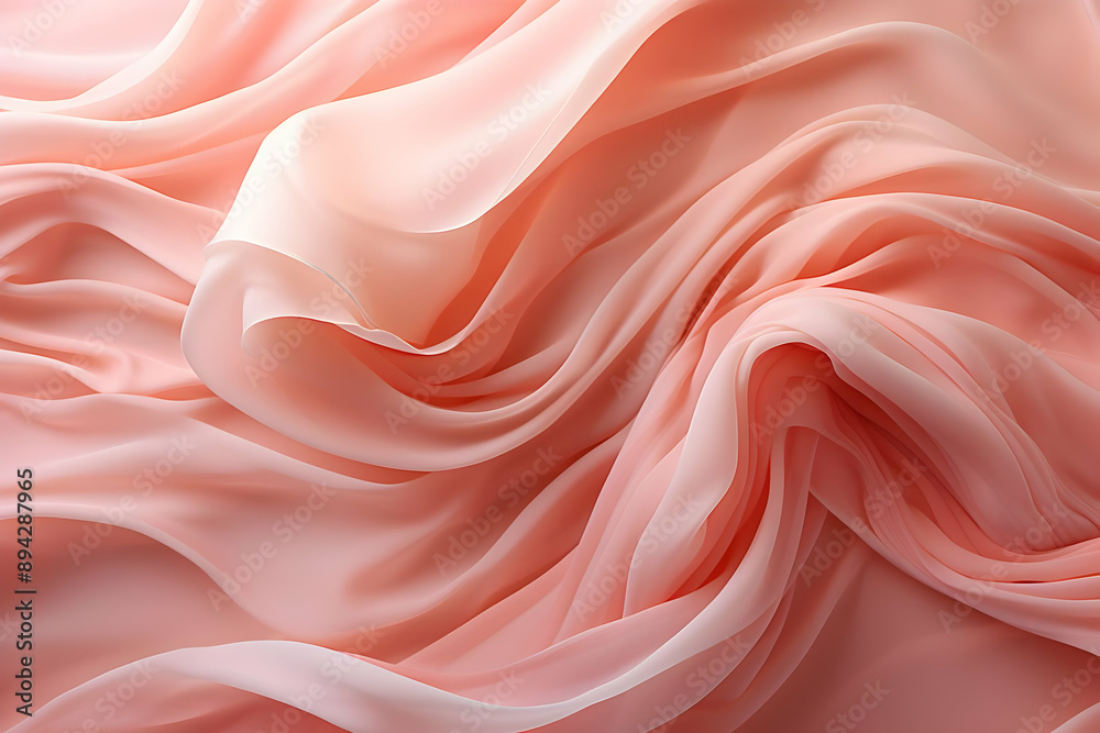 Obraz premium Soft Pink Fabric Background