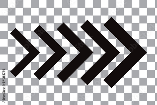 Wallpaper Mural Arrow icon. Set black arrows symbols. Blend effect. Vector isolated on white background Torontodigital.ca