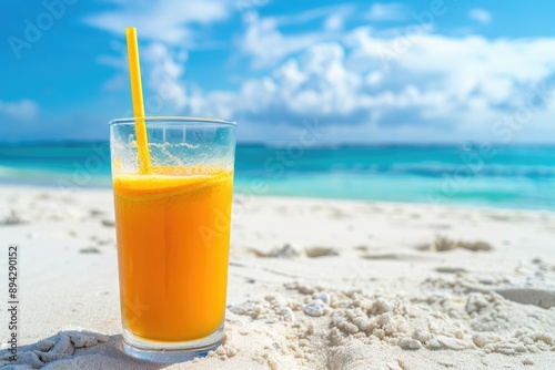 Orange Juice on the Beach