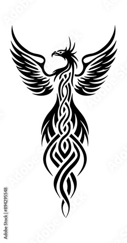 Phoenix tribal tattoo