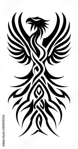 Phoenix tribal tattoo