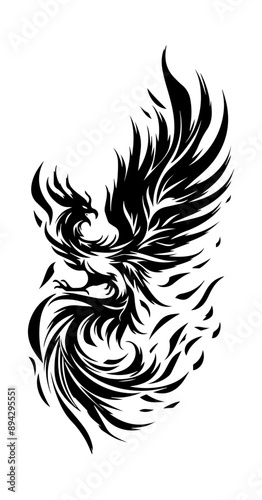 Phoenix tribal tattoo