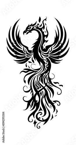 Phoenix tribal tattoo