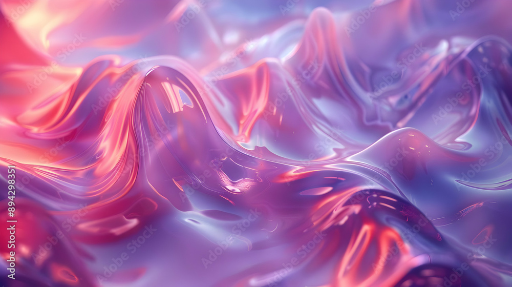 Obraz premium Abstract Pink & Purple Liquid Texture