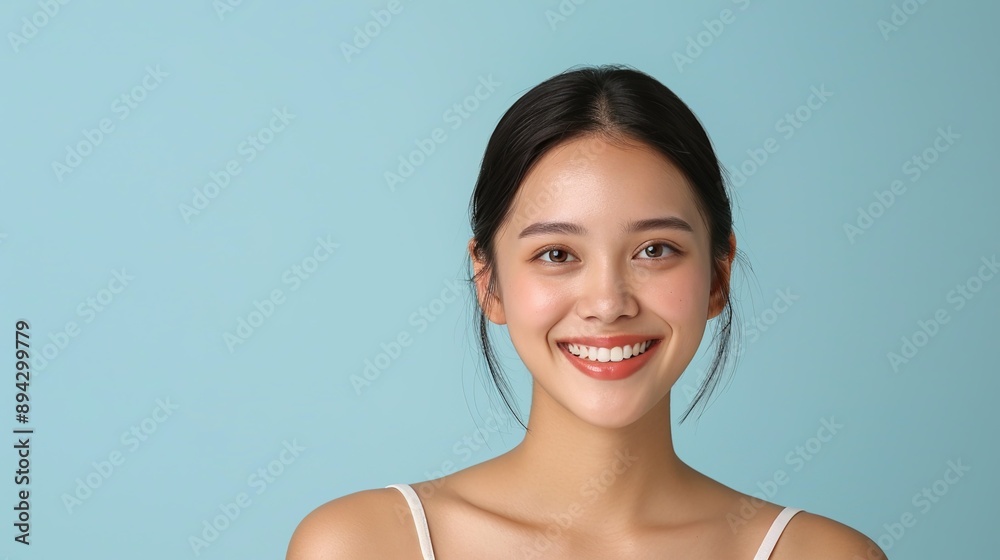 Hyper-detailed image of a joyful Malaysian woman with a radiant smile on a clear background, capturing her beauty and happiness through her expressive eyes. Realistic photo, Portrait , Minimalism, Hyper-detailed image of a joyful Malaysian woman with a radiant smile on a clear background, capturing her beauty and happiness through her expressive eyes. Realistic photo, Portrait , Minimalism,
