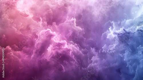 Purple and Pink Swirling Smoke Abstract