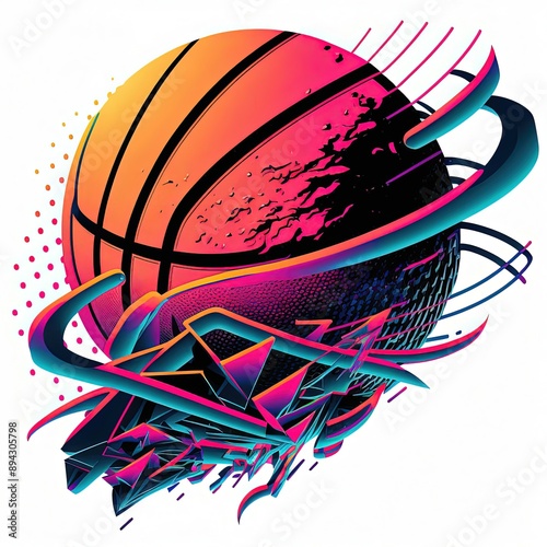 Active Basketball Outdoor A Fun Game of Sport and Play with Generative AI Technology