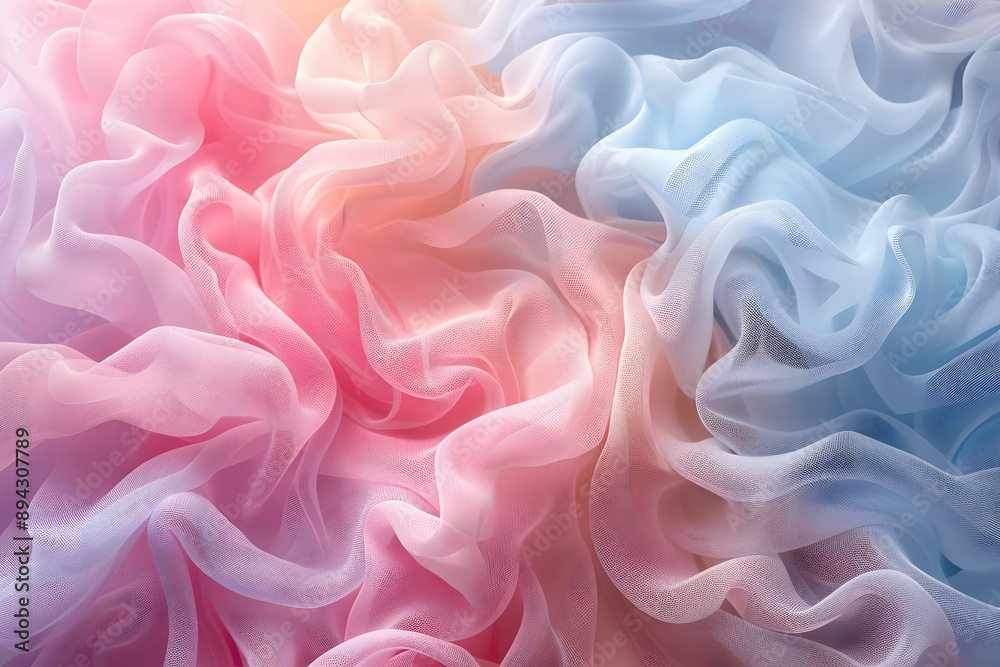 Abstract Pink & Blue Fabric Texture Abstract Pink & Blue Fabric Texture