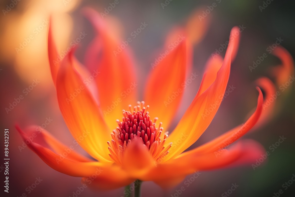 Flaming Katy flower bokeh background, Ai Generated Flaming Katy flower bokeh background, Ai Generated