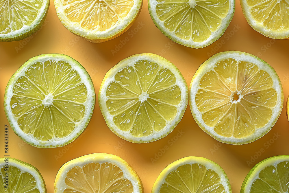 Fototapeta premium Refreshing Sliced Lime