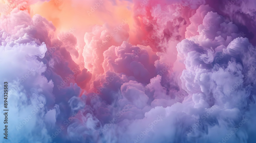Dreamy Pink & Purple Cloudscape Dreamy Pink & Purple Cloudscape