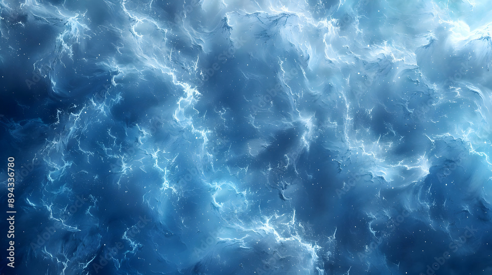 Abstract Blue Water Texture