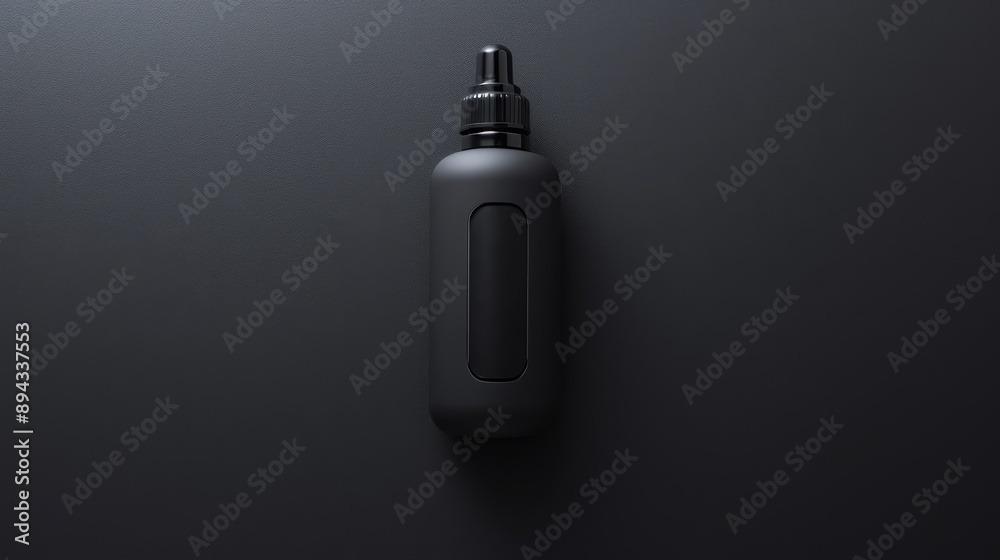 Black Dropper on Black Background Black Dropper on Black Background