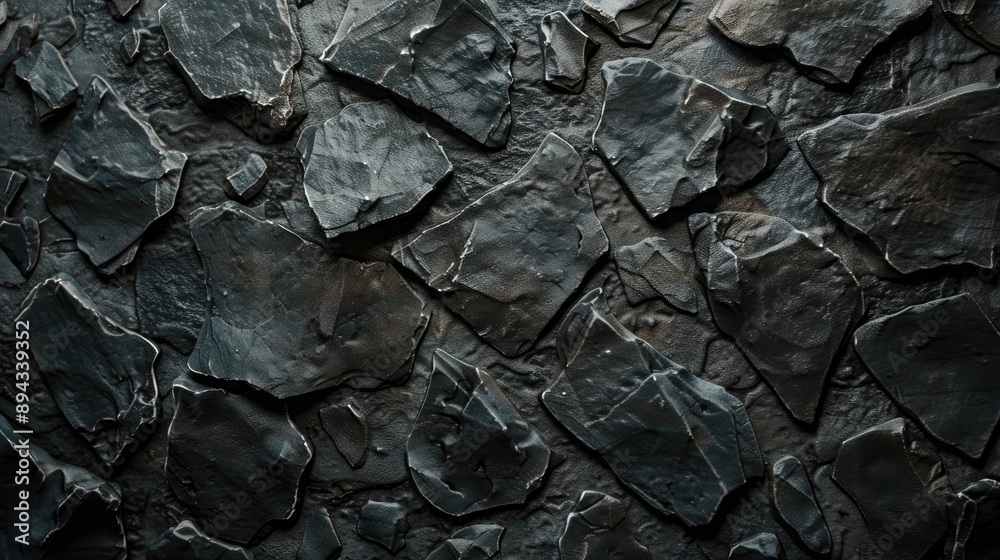 Dark stone or concrete background in a banner layout Dark stone or concrete background in a banner layout