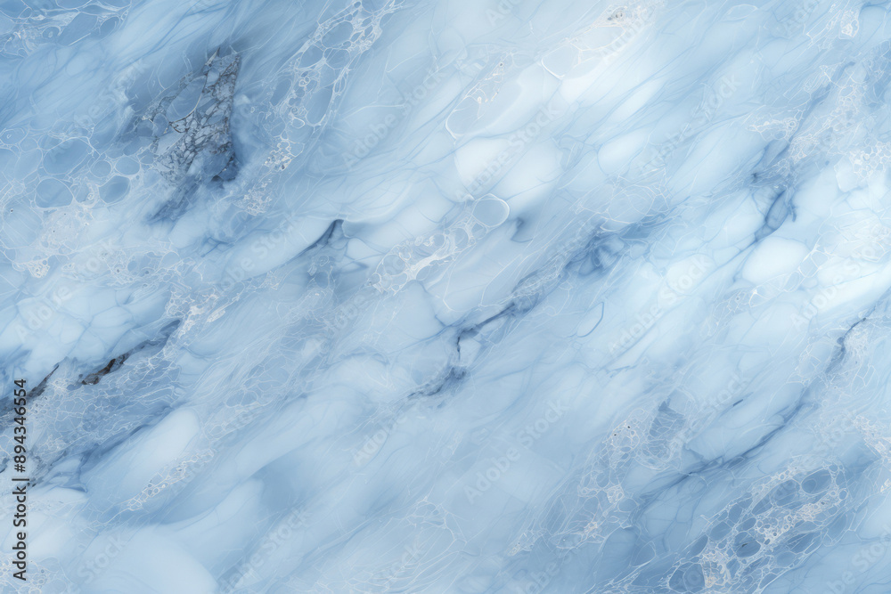 Obraz premium Processed collage of luxury light sky blue marble texture. Background for banner, backdrop