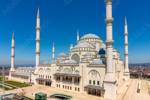 Grand Camlica Mosque in Istanbul, Turkey photo