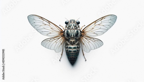 top view of cicada photo