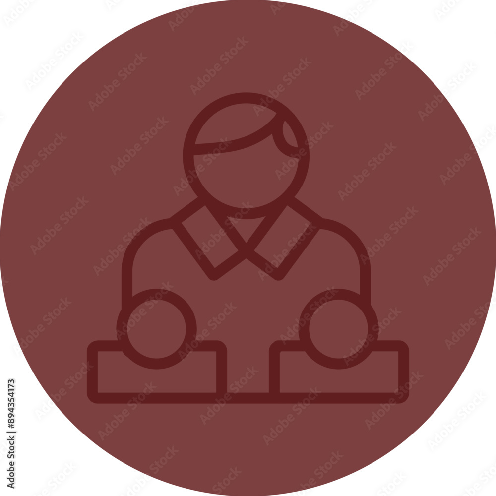 Leadership Training Vector Line Maroon Circle Maroon Leadership Training Vector Line Maroon Circle Maroon