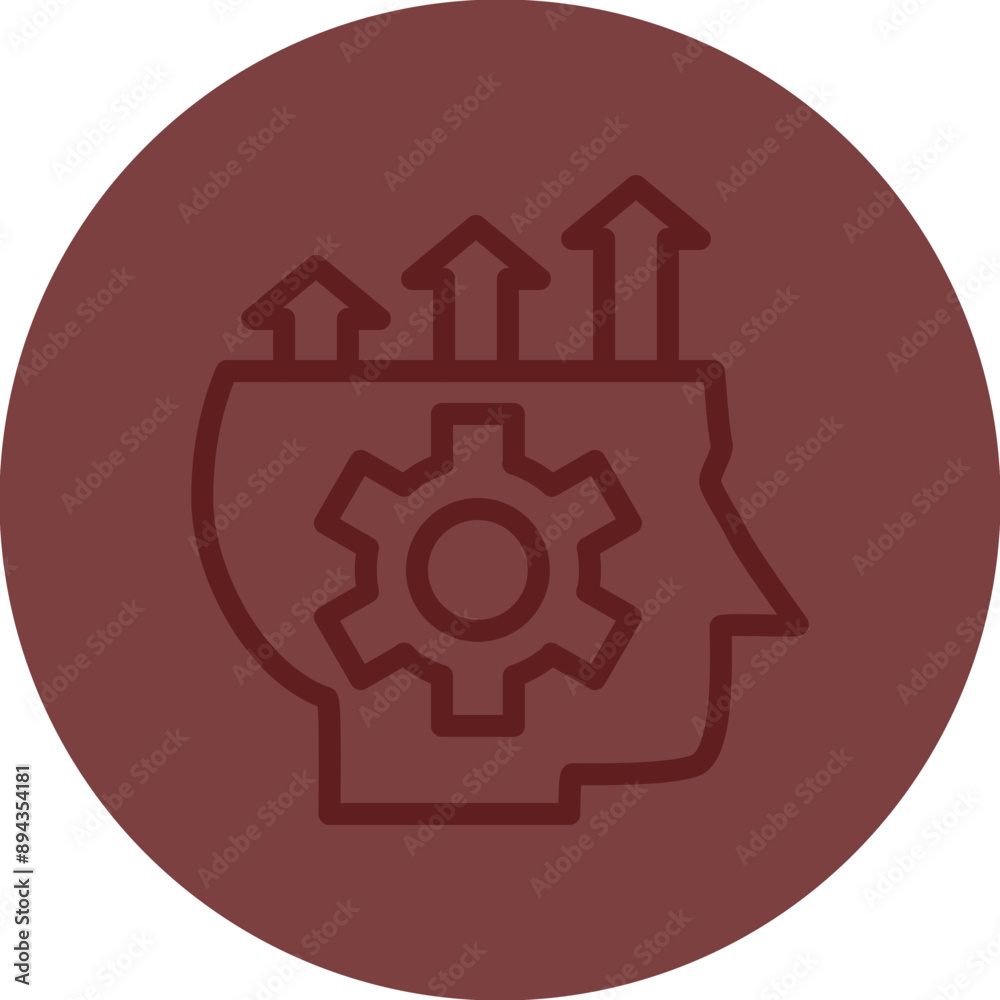 Skill Enhancement Vector Line Maroon Circle Maroon Skill Enhancement Vector Line Maroon Circle Maroon