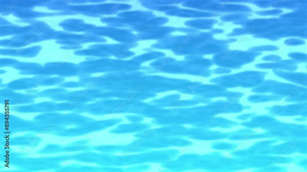 水面の水の波が動くループアニメーション動画 水面の水の波が動くループアニメーション動画