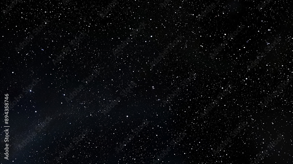 Fototapeta premium Panoramic view of the night starry sky