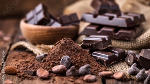 Assorted Chocolate Products and Ingredients