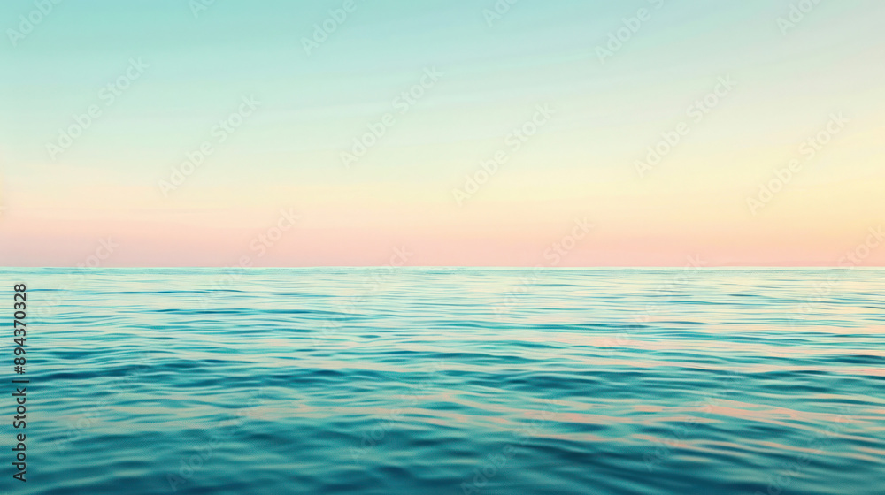 Obraz premium Peaceful Ocean Sunset