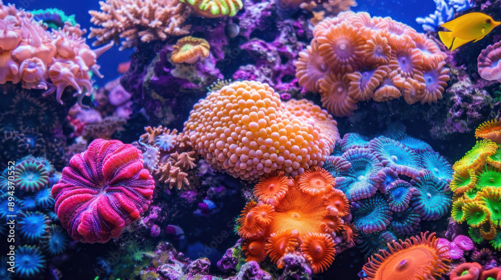Vibrant Coral Reef Ecosystem Vibrant Coral Reef Ecosystem