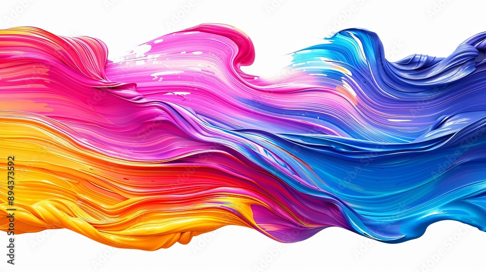 Abstract Paint Swirls Abstract Paint Swirls