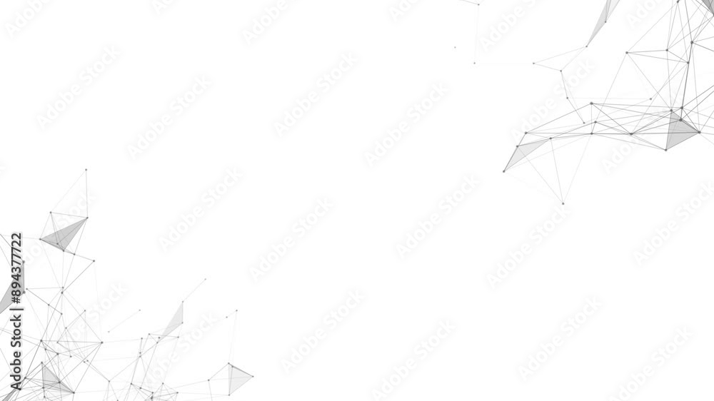 Abstract plexus technology background from animated lines and dots. Polygonal or geometric modern futuristic background. Copy space for text or logo. 4k Animation. Abstract plexus technology background from animated lines and dots. Polygonal or geometric modern futuristic background. Copy space for text or logo. 4k Animation.