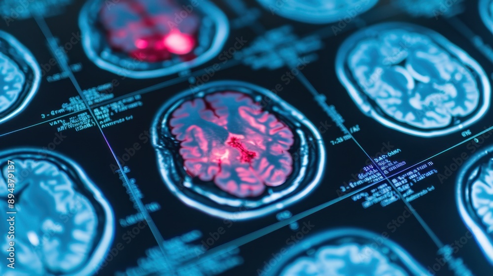 Mri Visualization 3D MRI Visualization of Brain Damage, comprehensive view of ...
