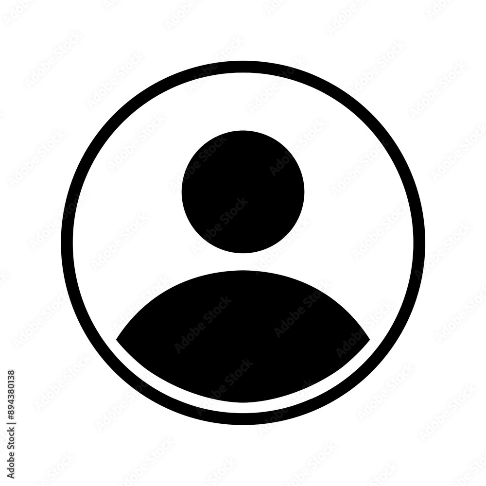 User profile icon with simple and modern design User profile icon with simple and modern design
