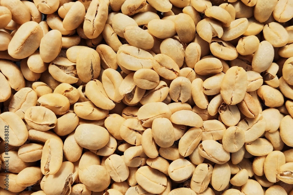 Close up of coffee beans for background          